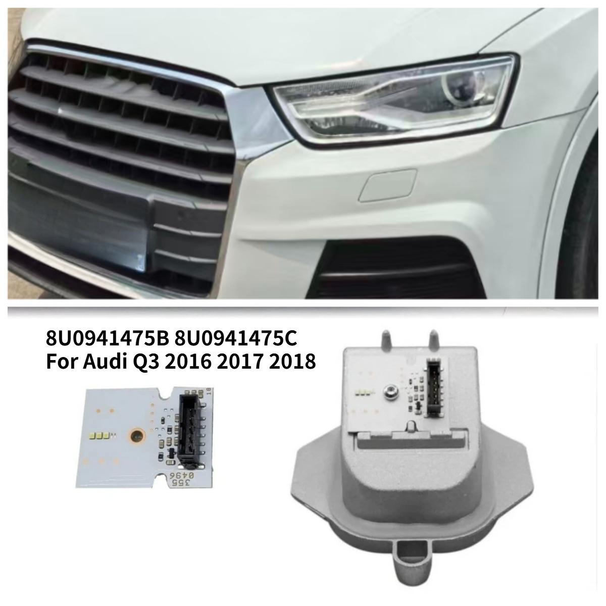 Running Headlamp Led - 8U0941475B 8U0941475C 아우디 Q3 SQ3 2015-2018