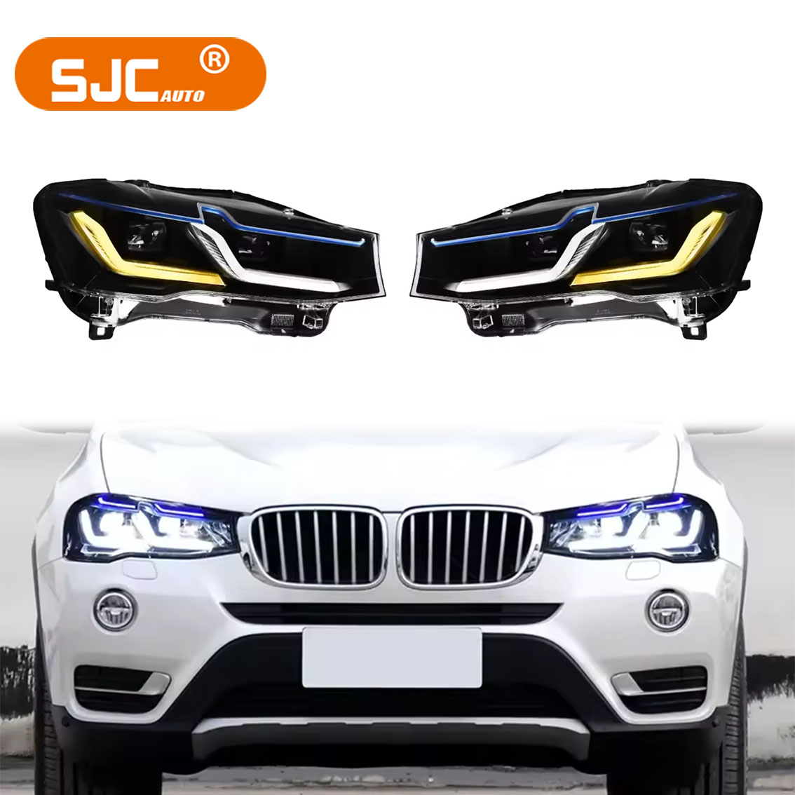 Running Headlamp Led - BMW F25 X3 2014-2017용 자동차 헤드라이트