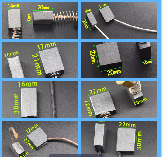 Running Gear Motor - 2PCS 런닝머신 브러시, 런닝머신 브러시, 카본