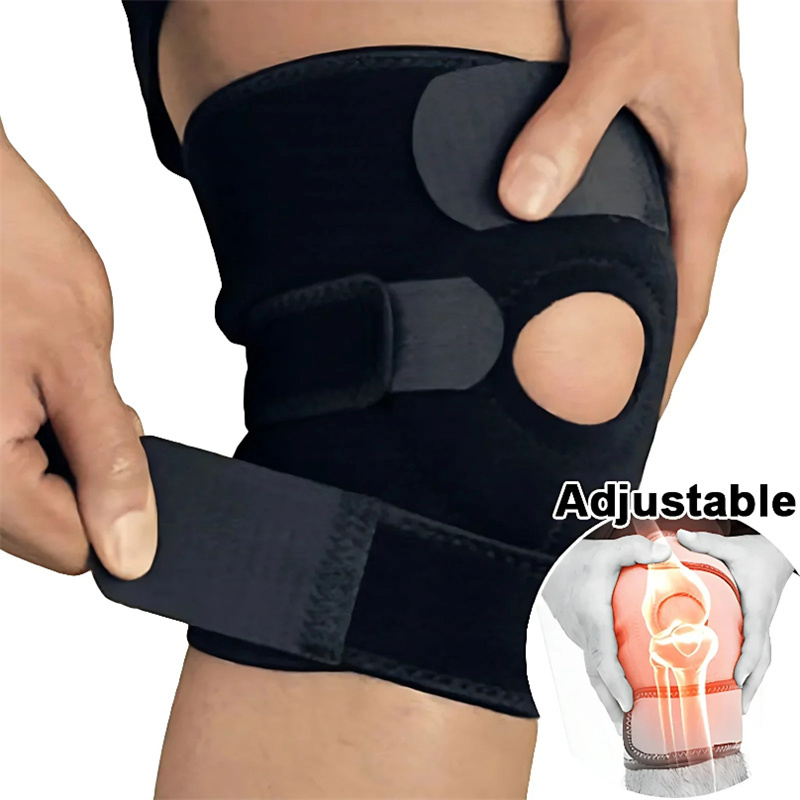 Knee Support Brace - 1pc 통기성 조절 가능 무릎 보호대