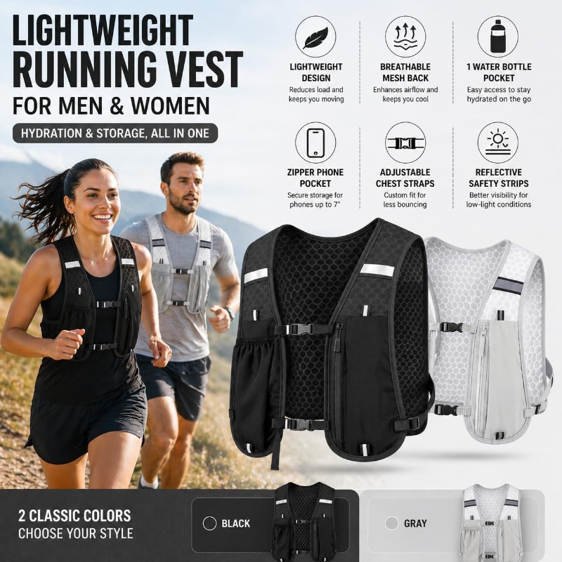 러닝 및 사이클링 스포츠 반사경 경량 조끼, 휴대폰 수 - Running Gear For Your Phone 리뷰 및 가격