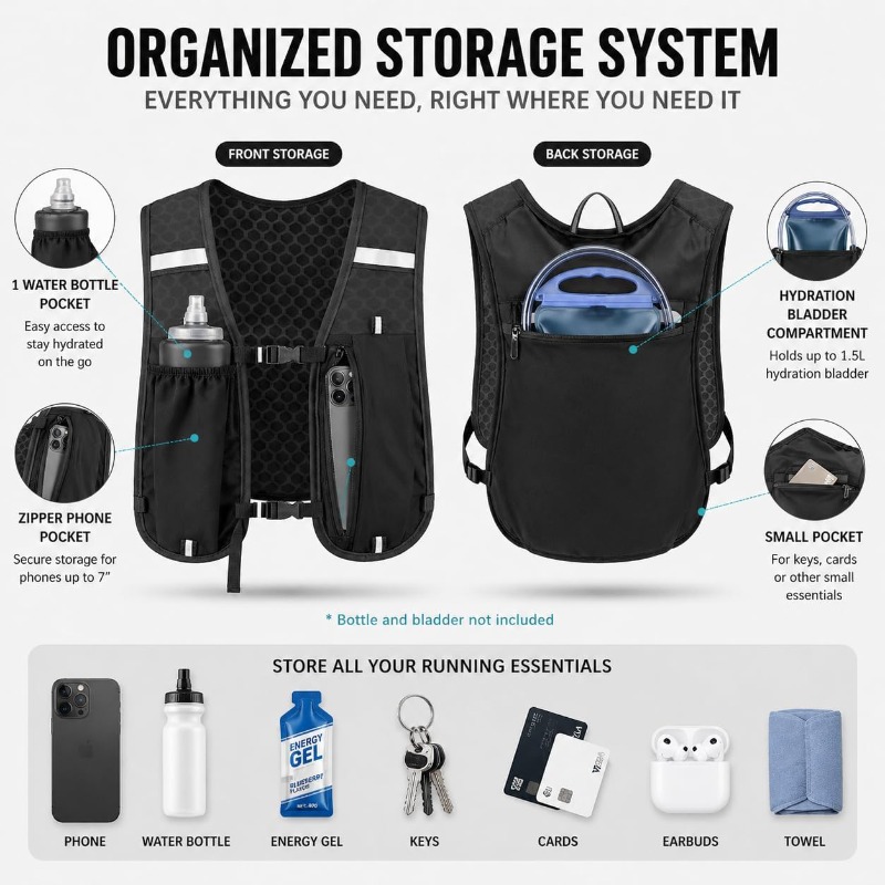러닝 및 사이클링 스포츠 반사경 경량 조끼, 휴대폰 수 - Running Gear For Your Phone 리뷰 및 가격