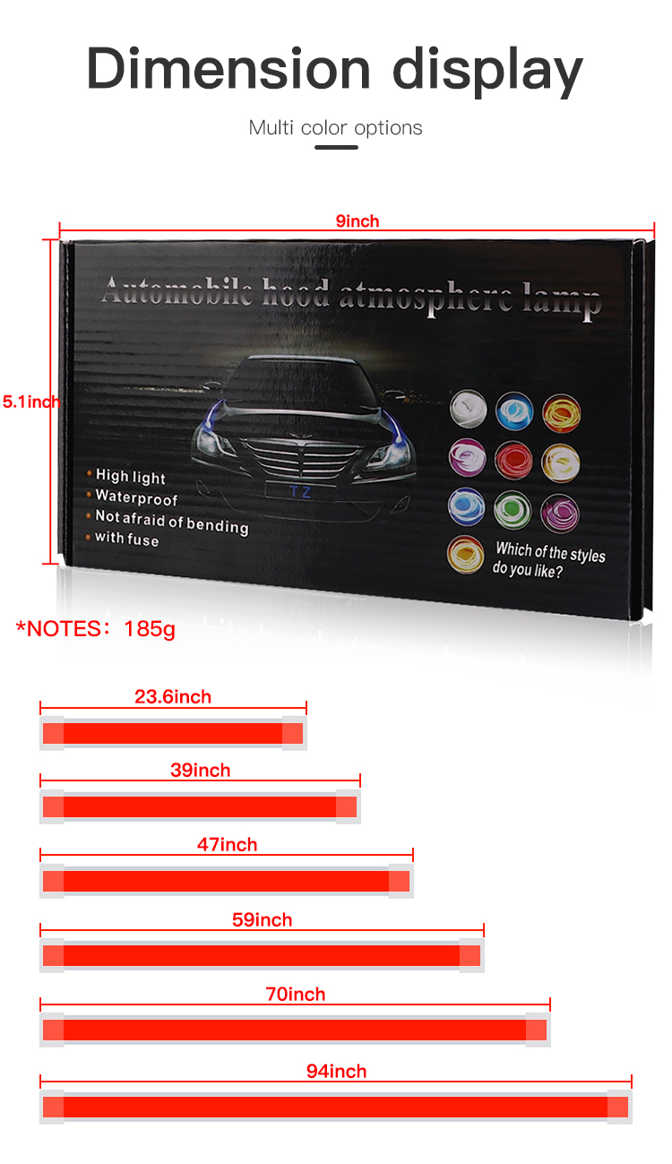 12V 화이트 자동차 후드 라이트 스트립, 스캔 스타팅 - Running Headlamp Led 리뷰 및 가격