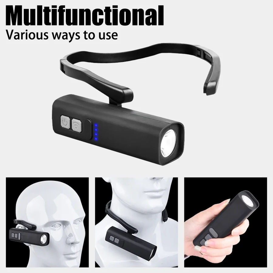 슈퍼 밝은 귀 클립 헤드램프 USB 충전식 센서 헤드램 - Running Headlamp Led 리뷰 및 가격