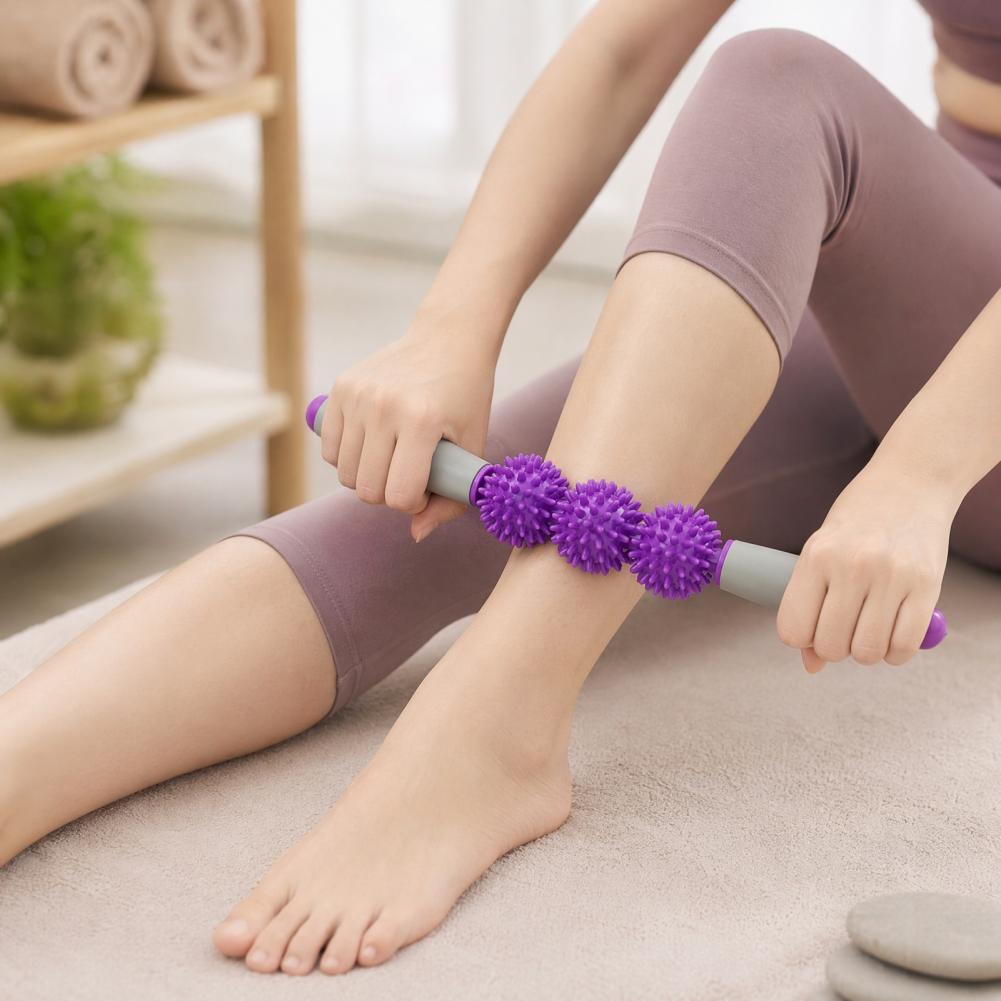 전문가용 5-스파이크 근막 마사지 롤러, 심부 조직 근 - Muscle Roller Stick 리뷰 및 가격