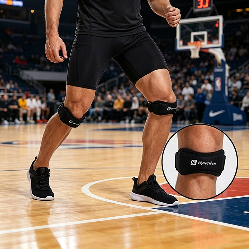 2개 조절 가능한 무릎 슬개골 지지 스트랩, 통기성 스 - Knee Support Brace 리뷰 및 가격
