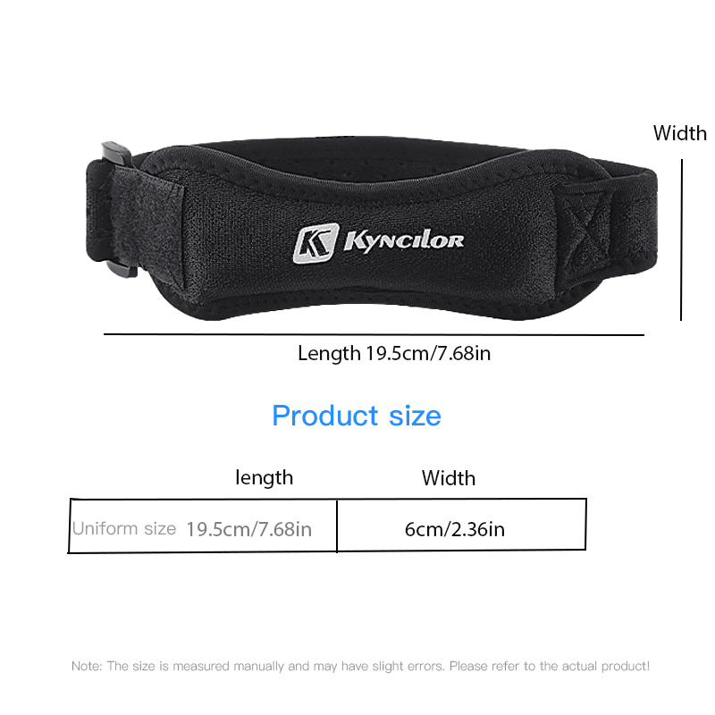 2개 조절 가능한 무릎 슬개골 지지 스트랩, 통기성 스 - Knee Support Brace 리뷰 및 가격