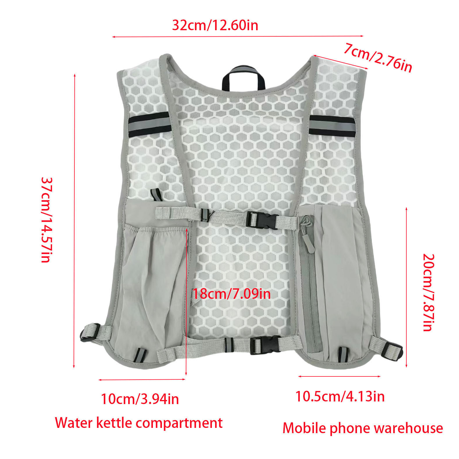 경량 러닝 조끼 (자전거 및 스포츠용) 반사 기능 수분 - Running Gear For Your Phone 리뷰 및 가격