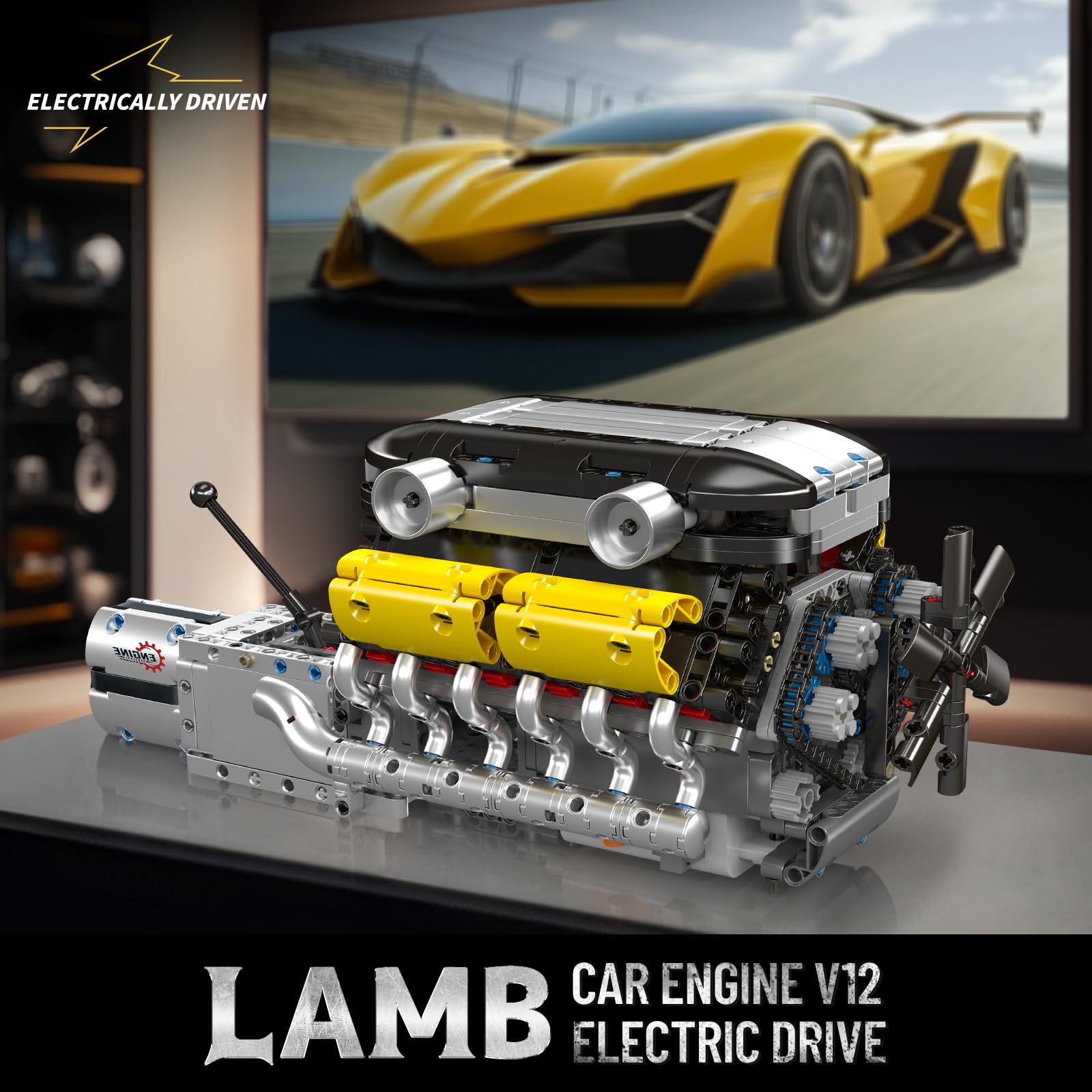 V12 엔진 모델 키트 - 성인용 STEM V8 모델  - Running Gear Engine 리뷰 및 가격