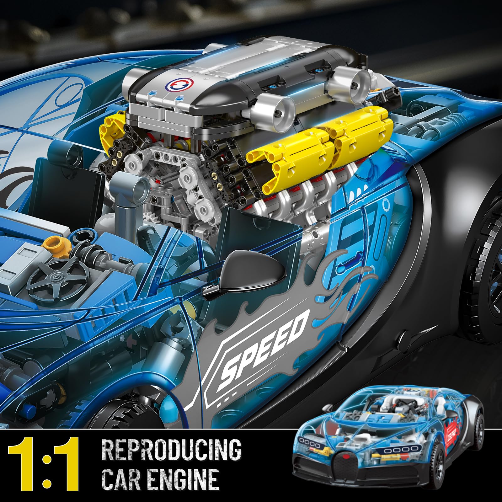 V12 엔진 모델 키트 - 성인용 STEM V8 모델  - Running Gear Engine 리뷰 및 가격