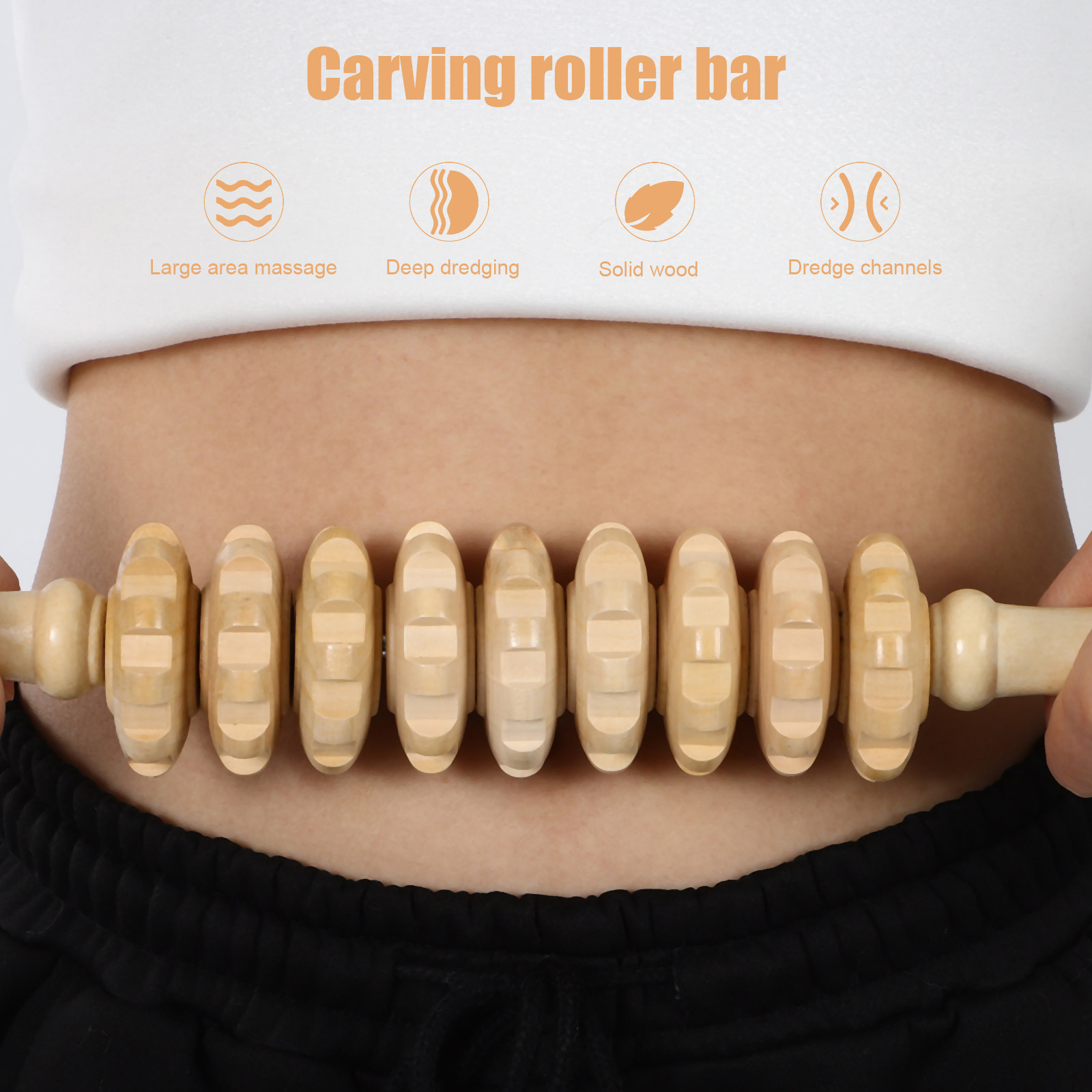 6종 나무 마사지 도구 세트 전문 테라피 롤러 스틱 컵 - Muscle Roller Stick 리뷰 및 가격