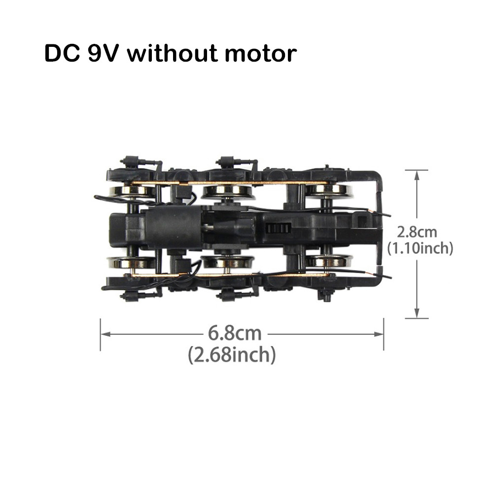 Ho 스케일 1:87 섀시 대차 모델, DC 9V 범용 - Running Gear Railway 리뷰 및 가격
