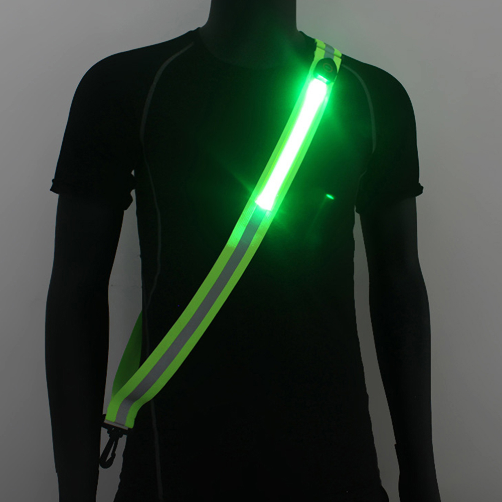 USB 충전식 반사 워킹 장비 고시인성 LED 반사 벨 - Running Gear Green 리뷰 및 가격