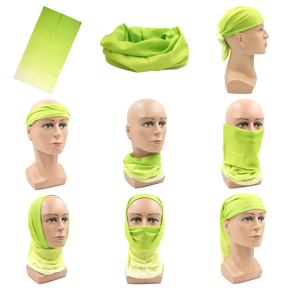 녹색 얼굴 Bandanas 커버 하이킹 목 각반 남성  - Running Gear Green 리뷰 및 가격