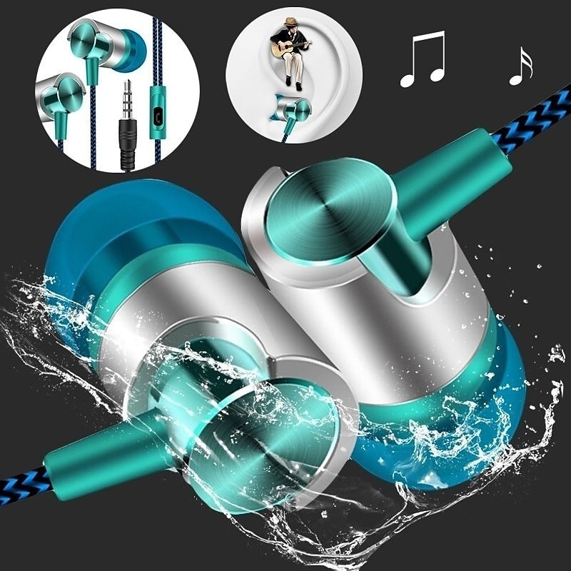 유선 이어폰 인이어 헤드셋 메탈 베이스 이어버드 디자인 - Running Gear Design 리뷰 및 가격