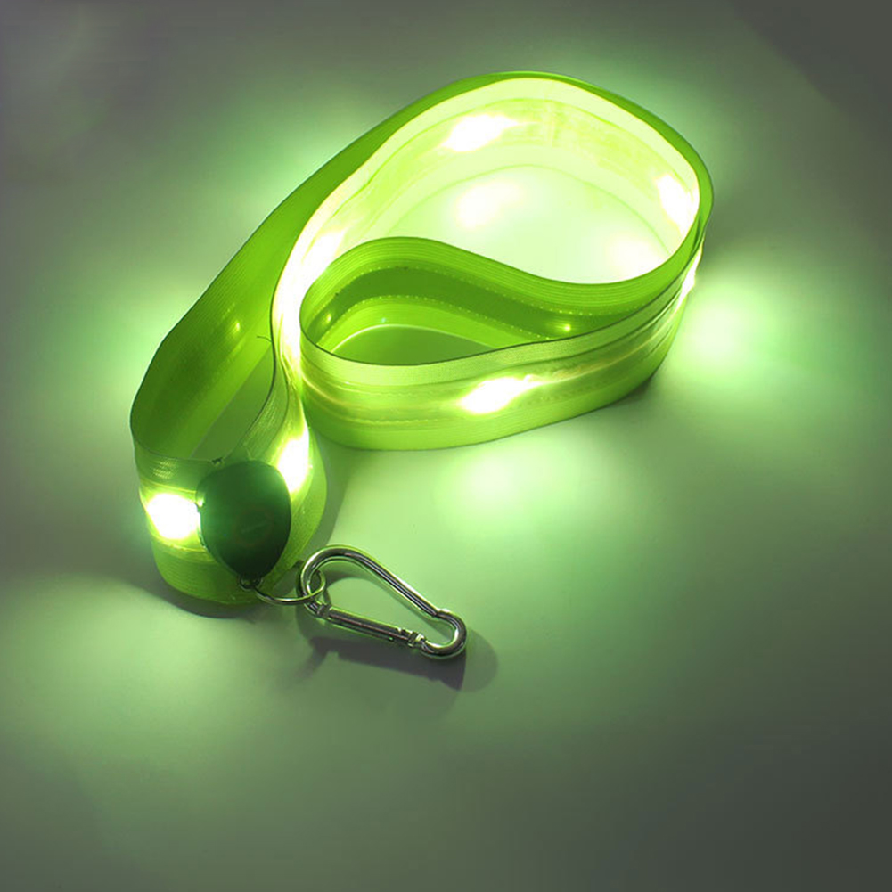 조명형 어깨끈 충전식 LED 반사 러닝벨트 야간 안전  - Running Gear Green 리뷰 및 가격