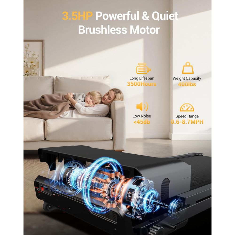 대용량 트레드밀, 20-25% 경사, 400lb 무게  - Running Gear Motor 리뷰 및 가격