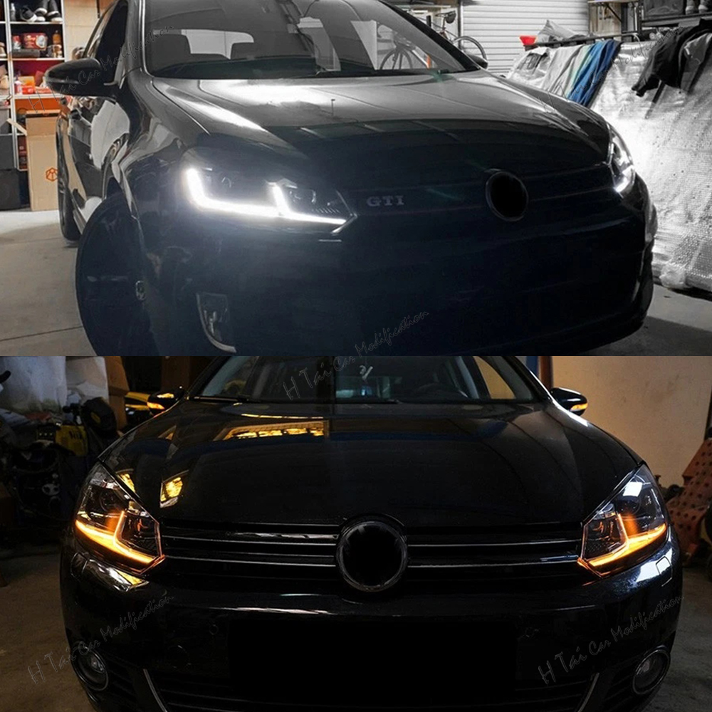LXBY 페어 헤드라이트 어셈블리 VW 폭스바겐 골프  - Running Headlamp Led 리뷰 및 가격