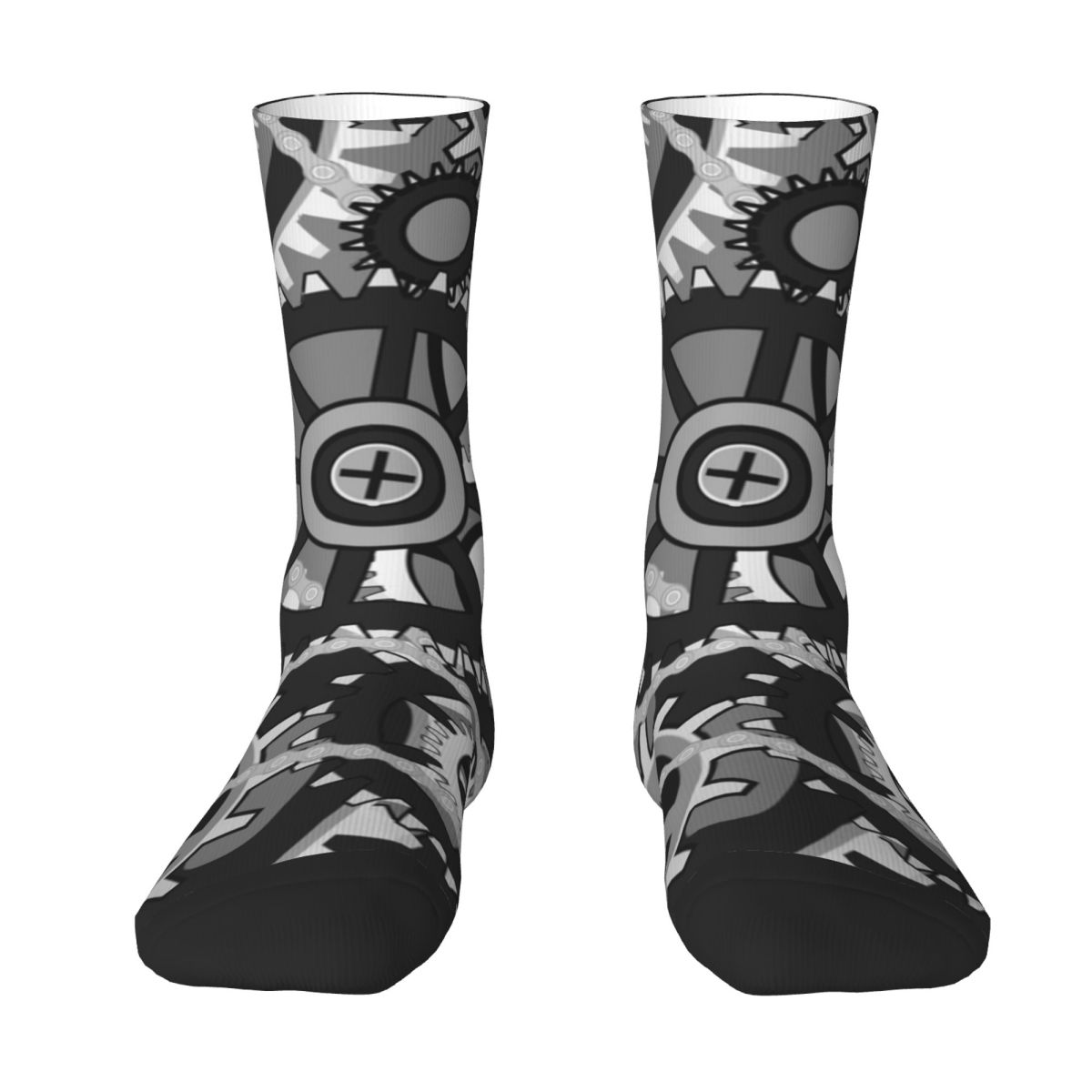 기어 빈티지 휠 스타킹 남성 프린트 산업 디자인 양말  - Running Gear Design 리뷰 및 가격